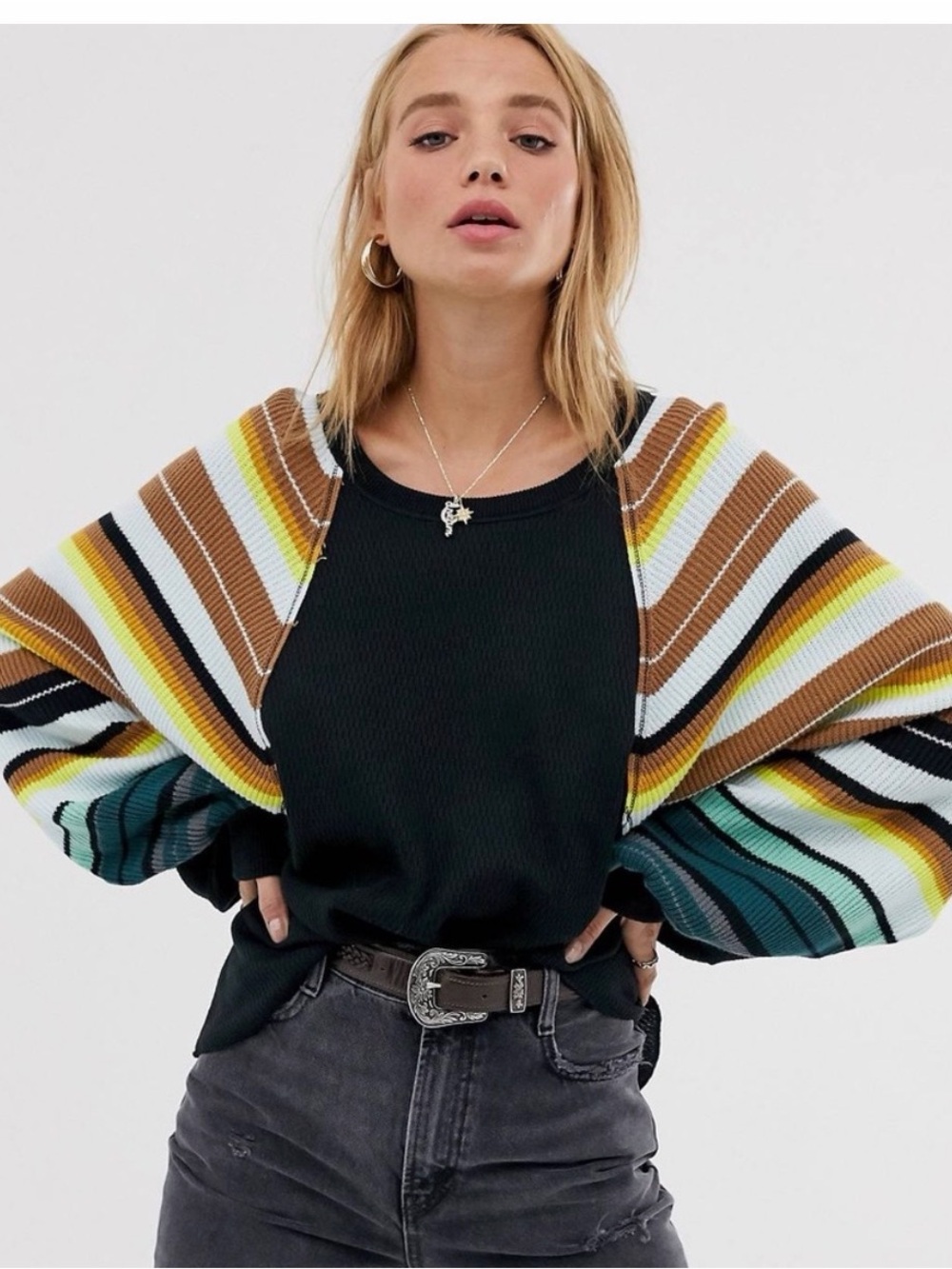 We The Free by Free People Rainbow Dreams Top - Size XS
